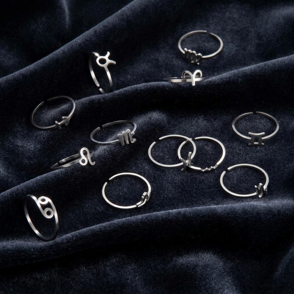 Veilstone Zodiac Ring — Constellation Collection