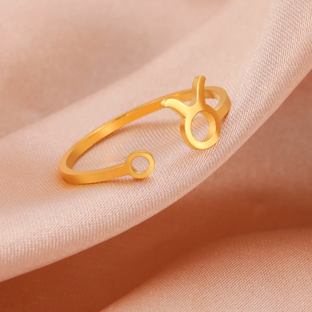 Veilstone Zodiac Ring — Stellar Collection
