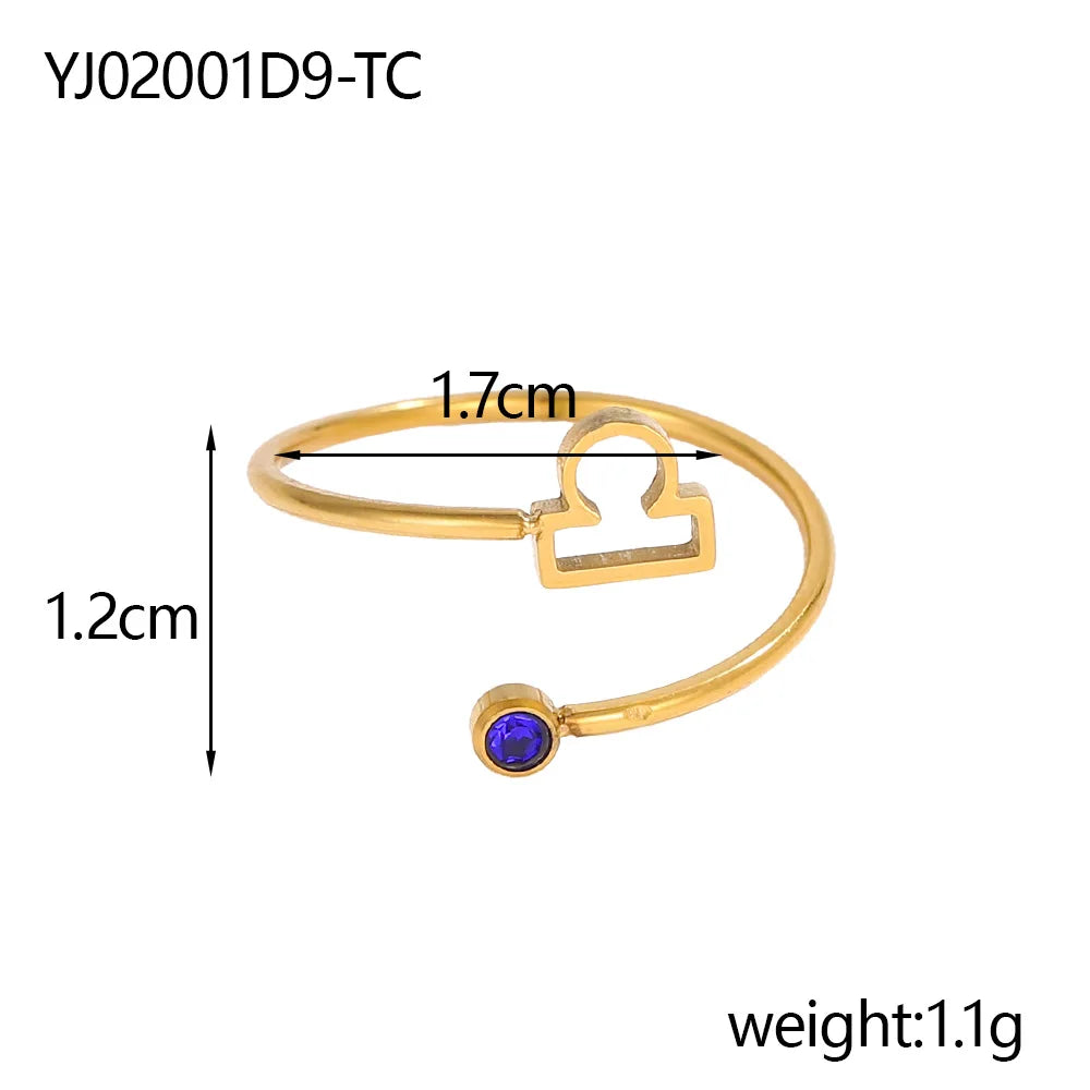 Veilstone Zodiac Ring — Birthstone Collection