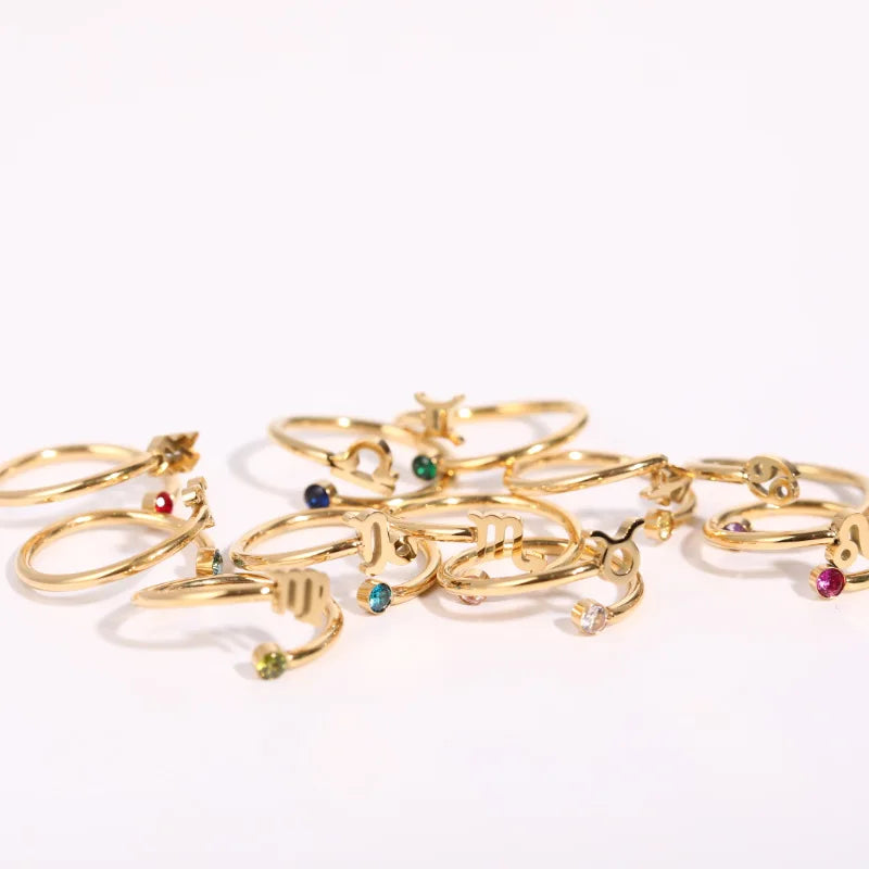 Veilstone Zodiac Ring — Birthstone Collection