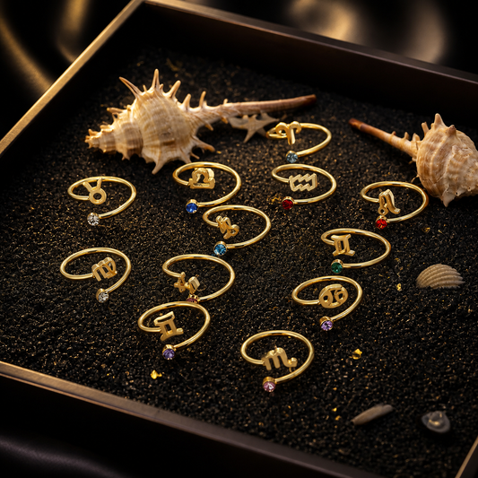 Veilstone Zodiac Ring — Birthstone Collection